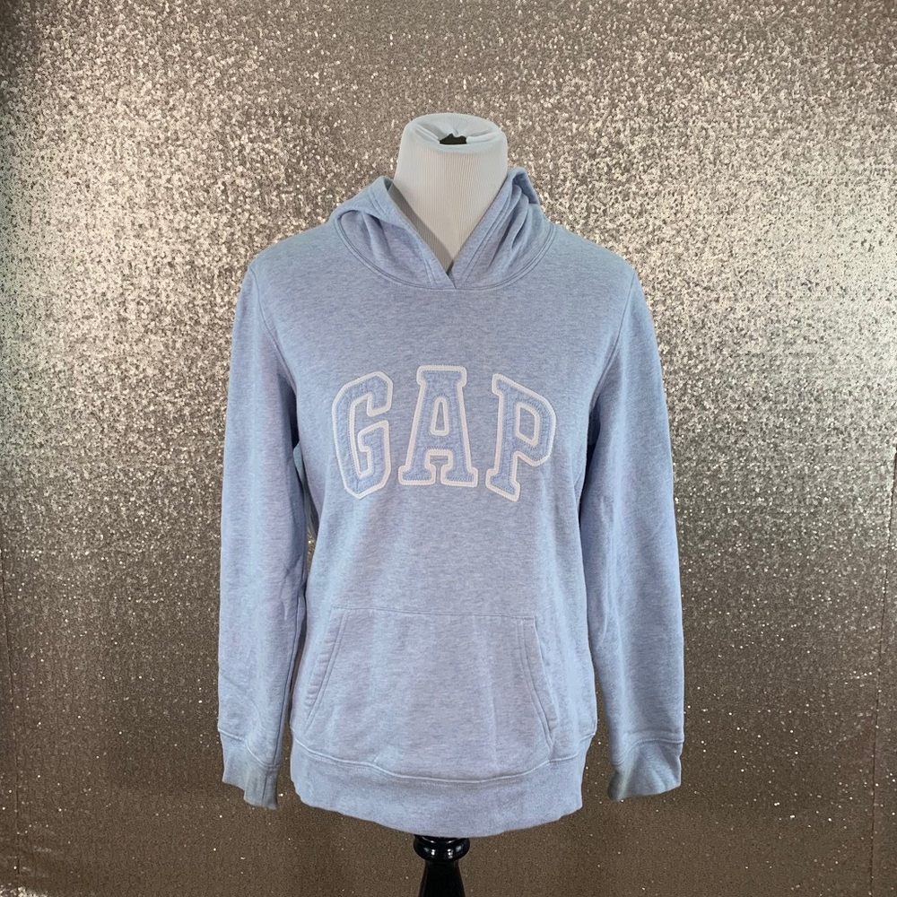 GAP Light Blue/White Hoodie                    B2